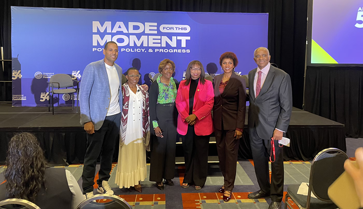 Rep. Janelle Bynum, Dr. Gary Puckrein, and Genentech leaders discuss how AI can improve health outcomes for Black communities during the ALC54 panel.