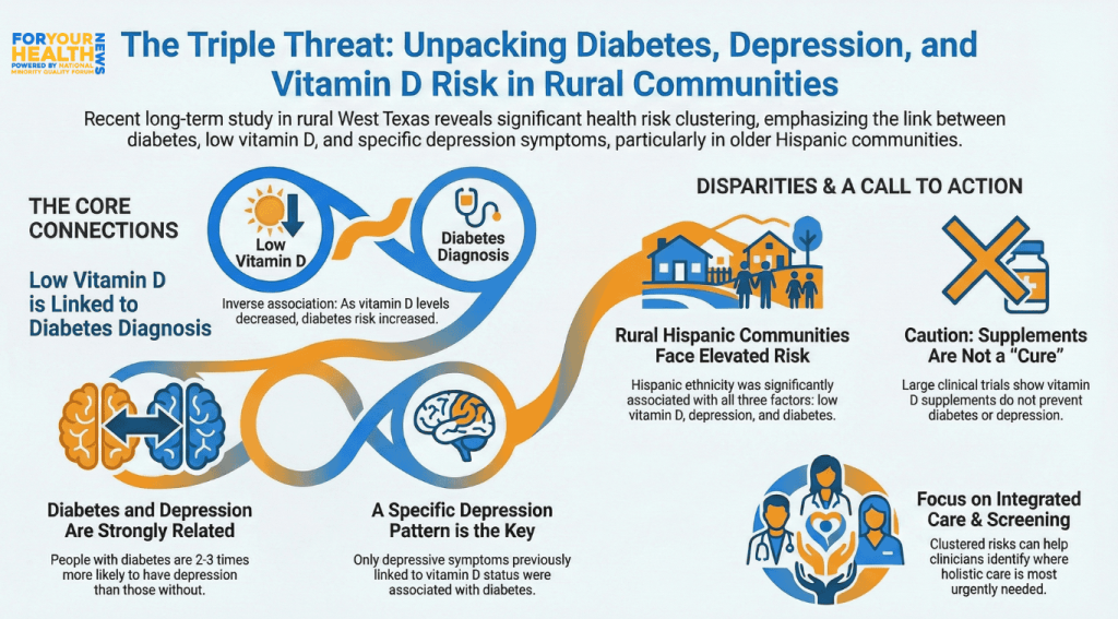 Diabetes vitamin D depression in Hispanics fyh.news