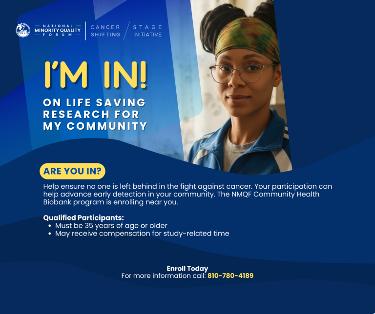 Are You In Help ensure no one is left behind in the fight against cancer. By participating in a clinical study, you can take action alongside others to advance early detection